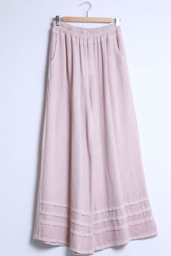 Soft Waist Wide Leg Trouser