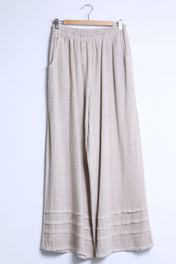 Soft Waist Wide Leg Trouser