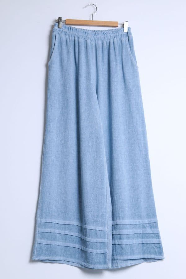 Soft Waist Wide Leg Trouser