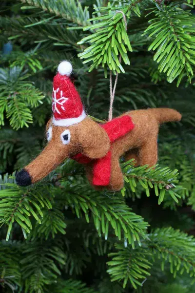Steven The Sausage Dog Hanging Decoration