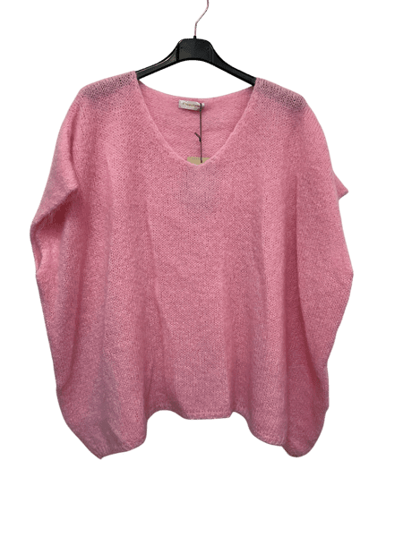 V Neck Poncho Style Jumper