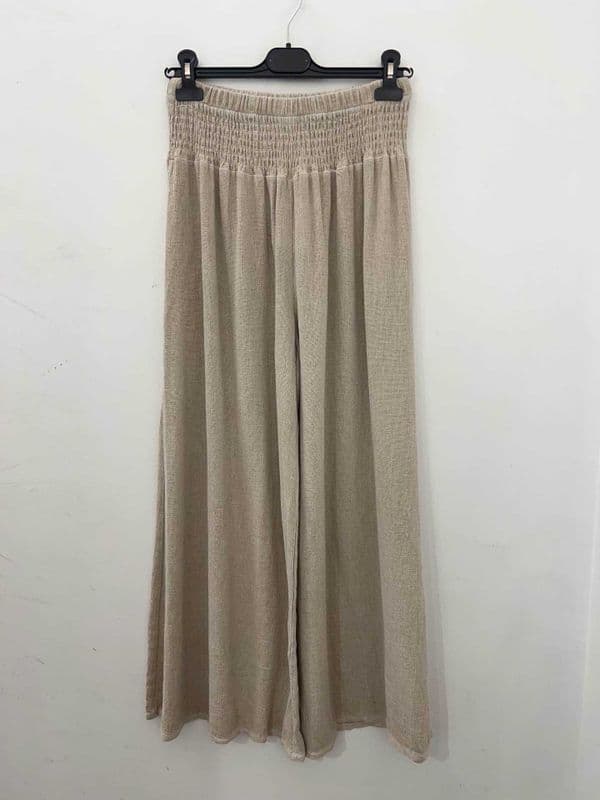 Wide Leg Summer Trousers
