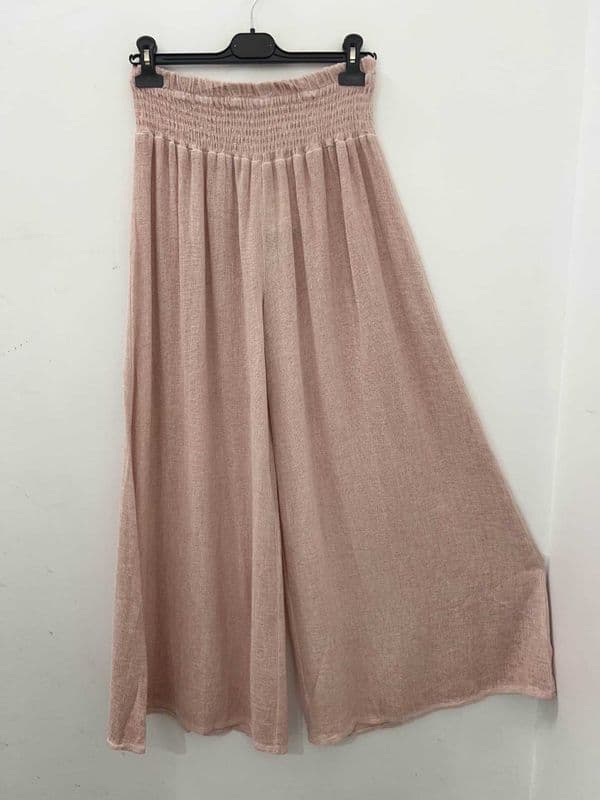 Wide Leg Summer Trousers