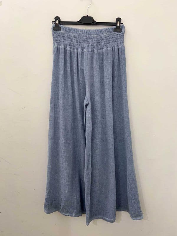 Wide Leg Summer Trousers