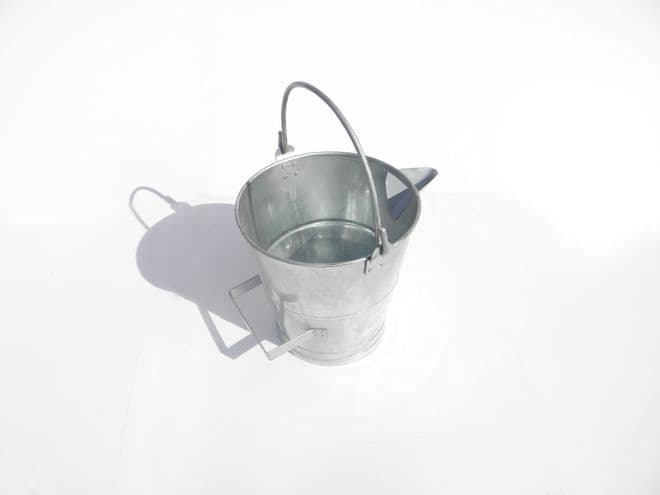Galvanised V-lipped bucket - 15 litre heavy duty (quantity 11-20)