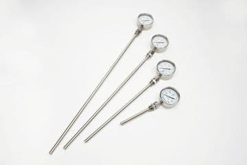 Material temperature gauge - 26" stem