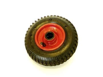 Pneumatic front pram wheel