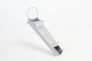 Safety pram filling chute with lid