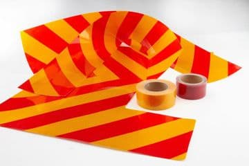 Screed vehicle reflectives kit
