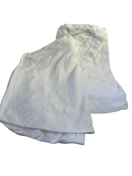 0-0 2 White Crib Sheets