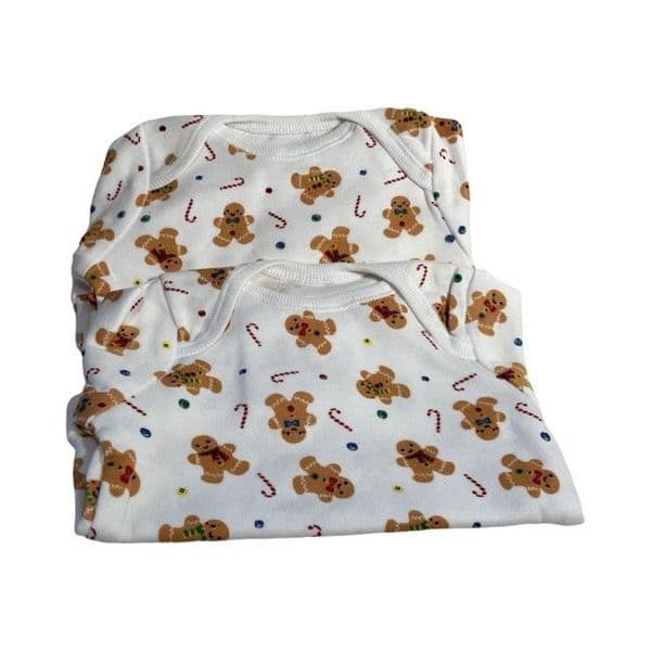 0-0 newborn 2 x Gingerbread Man Body