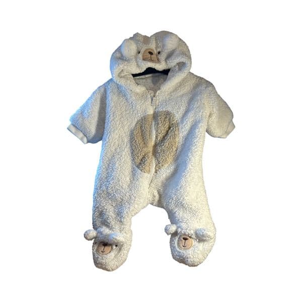 0-0 Newborn Fluffy Sheep Pram Coat