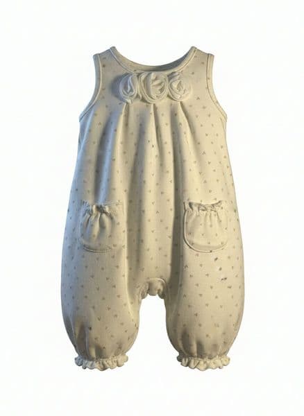 0-0 Newborn Sleeveless Summer Romper