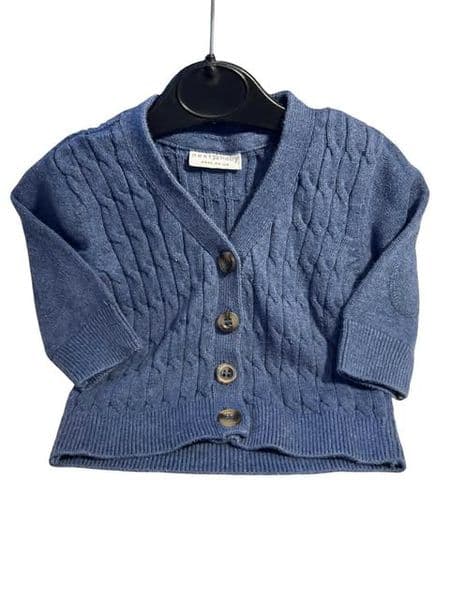 0-1 Month Next Blue Cardigan