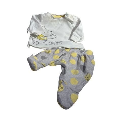 0-1 Month Pooh Bear Pyjamas