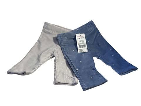 0-3 Month 2 New Pairs of Trousers
