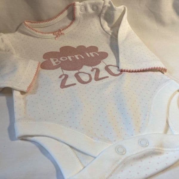 0-3 Month Born in 2020 Body Suit