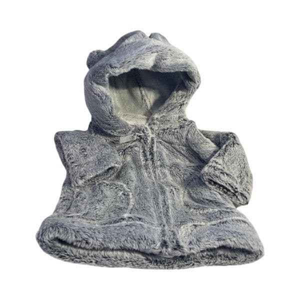 0-3 Month Hooded Fur Style Jacket