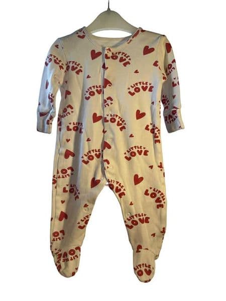0-3 Month Little Love Sleepsuit