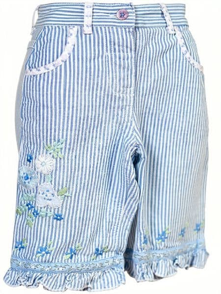 0-3 Month Monsoon Striped Trousers