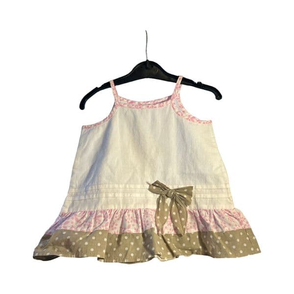 0-3 Month Summer Bow Detail Dress