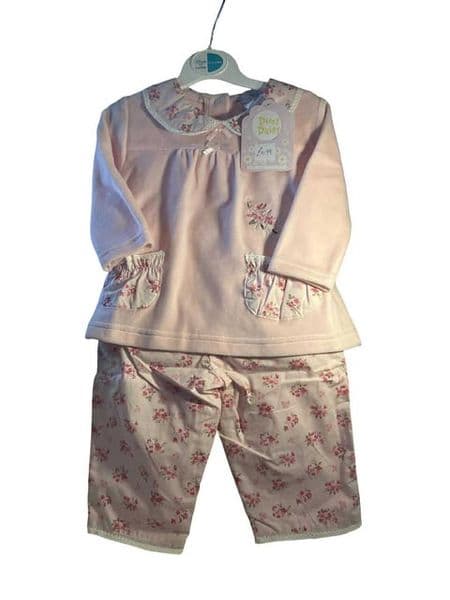 0-3 Month Velour 2 Piece Set