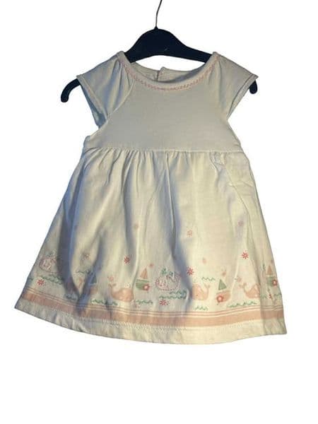 0-3 Month Whale Print Dress