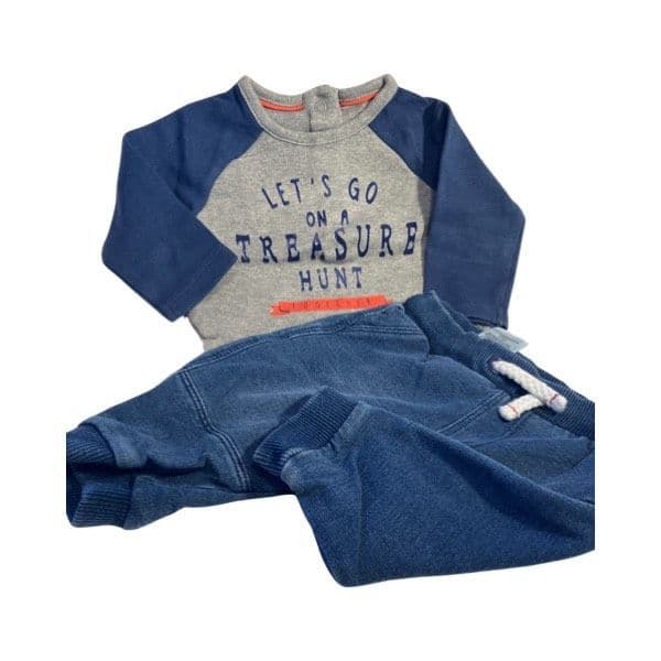0-3 Months Treasure Hunt Jeans and Top