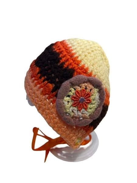 0-6 Month Knitted Bonnet