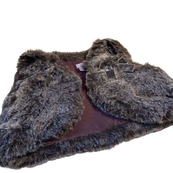 12-18 Month Brown Fur Jacket