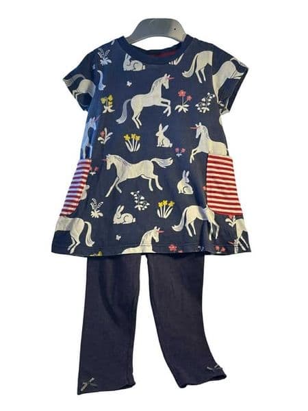 12-18 Month Unicorn Dress and Leggings