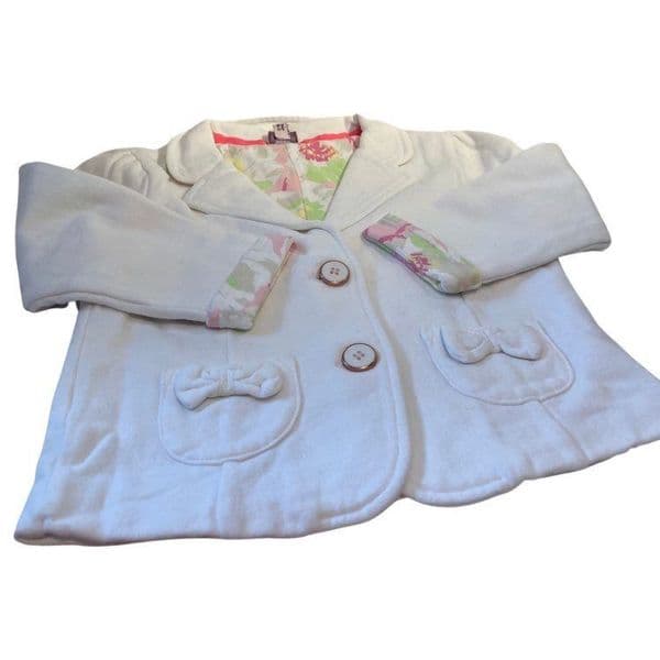 12-18 Month White Baker Jacket