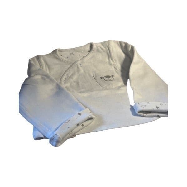 12-18 Month White Pram Jacket
