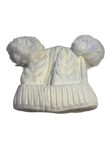 12-24 Month Double Bobble Hat