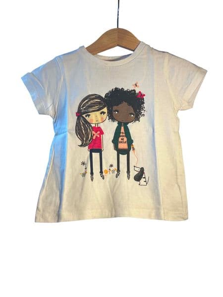 18-24 Month Blue Zoo You Make Me Smile Best Friends Tee Shirt