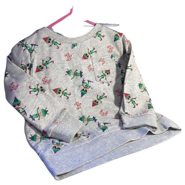 18-24 Month Elf Print Sweat