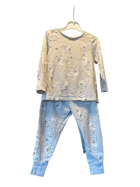 18-24 Month George Toddler Boys Grey Leopard Pyjamas Set