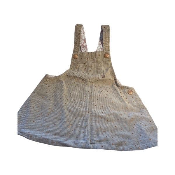 18-24 Month Gold Glitter Pinafore
