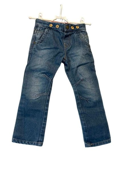 2-3 Year Light Denim Jeans with Buttons
