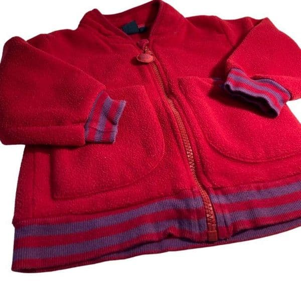2-3 Year Red Fleece Jacket