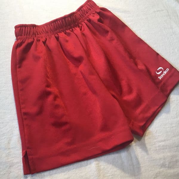 2-3 Year Red Football/Rugby Shorts