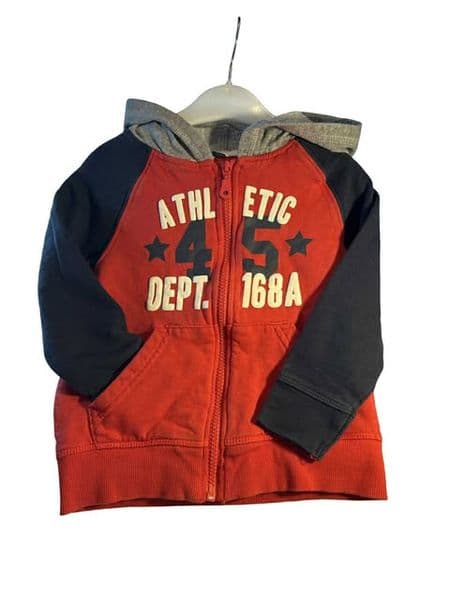 2-3 Year Zip Athletic Hooded Jacket