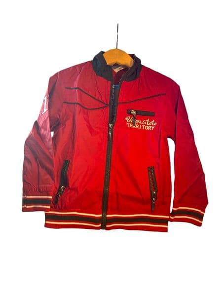 2-3 Years Brand New J12 Sport Boys Red Varsity Windbreaker Jacket -