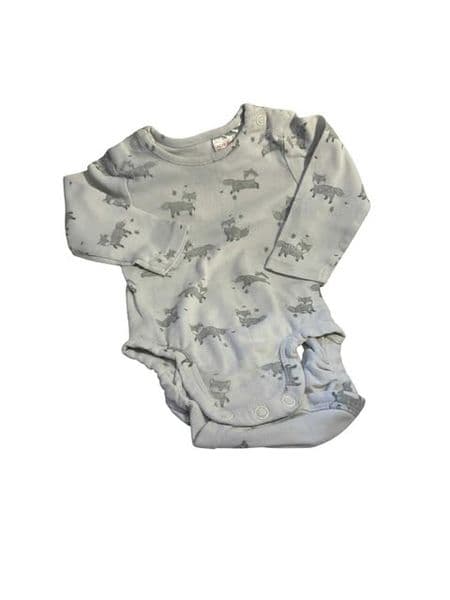 2-4 Month Fox Print Body Top