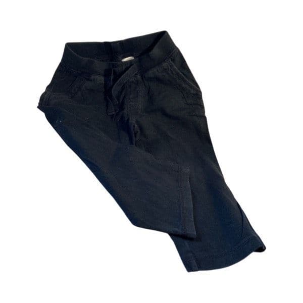 2 Year Black Joggers with Pockets