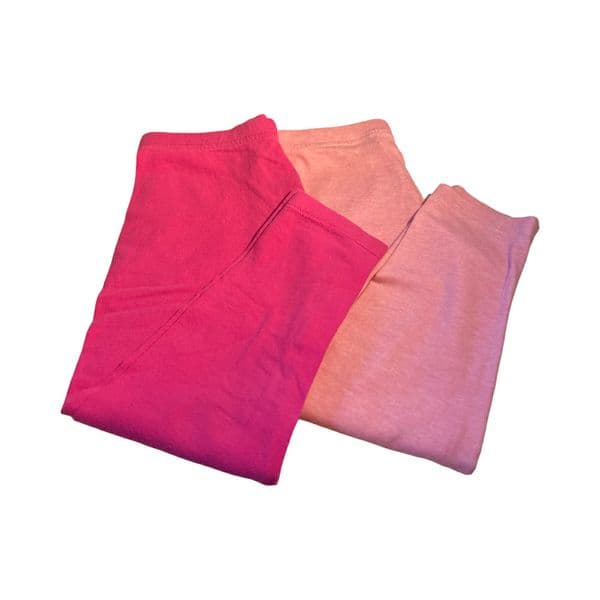 3-4 Month 2 Pairs of Pink Leggings