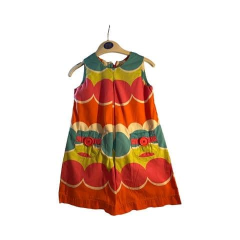 3-4 Vintage Mini Boden Heritage Print Dress