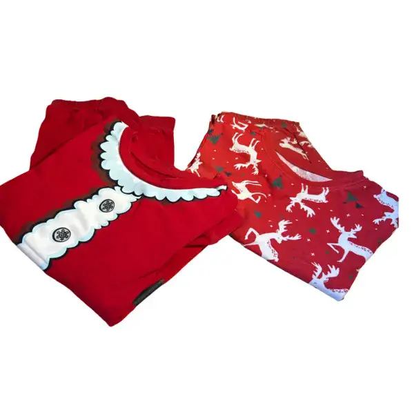3-4 Year 2 Pairs Christmas Themed Pyjamas