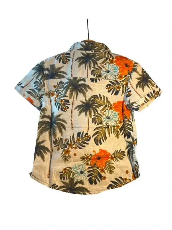 3-4 Year Primark Boys Summer Co -Ord Set Hawaiian Shirt and Jersey Shorts.