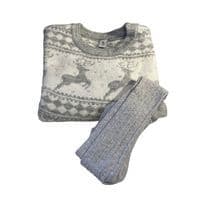 3-4 Year Reindeer Dress and Tights